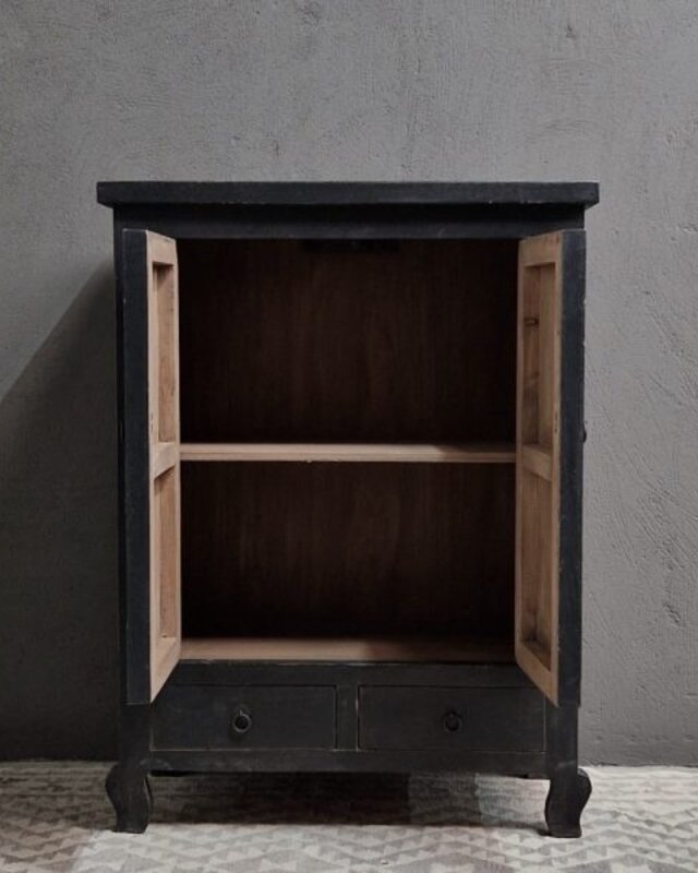 Luksa Home Collection Kast Naomi | Vintage Black | H95 x B140 x D45 cm