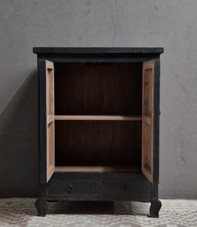 Luksa Home Collection Kast Naomi | Vintage Black | H95 x B140 x D45 cm