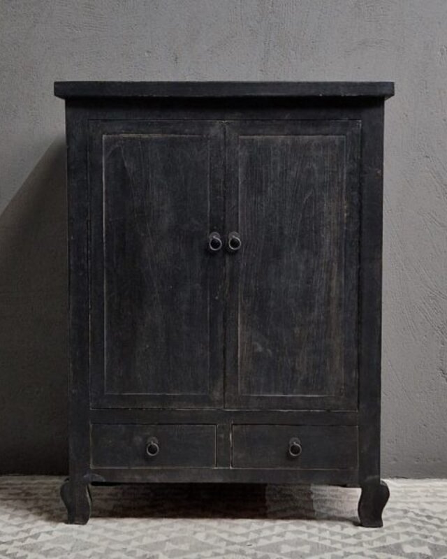 Luksa Home Collection Kast Naomi | Vintage Black | H95 x B140 x D45 cm