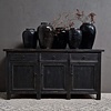 Dressoir Bobbie | Vintage Black | H95 x B180 x D45 cm