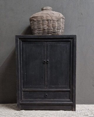 Luksa Home Collection Kast Otte | Vintage Black | H116 x B90 x D40 cm