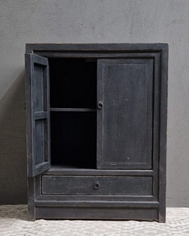 Luksa Home Collection Kast Otte | Vintage Black | H116 x B90 x D40 cm