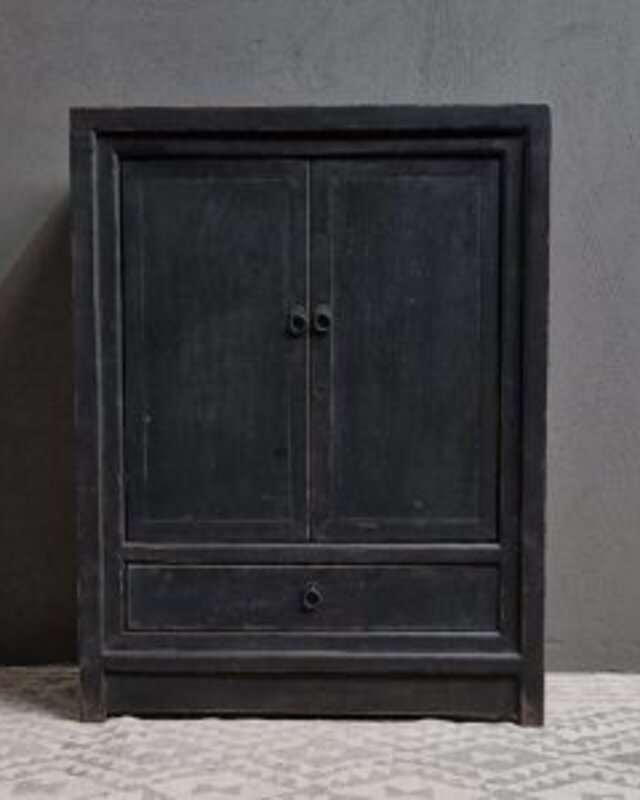 Luksa Home Collection Kast Otte | Vintage Black | H116 x B90 x D40 cm