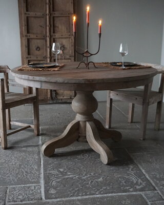 Rene Houtman Eetkamertafel Noa | Rond | Bruin | Ø130 cm x H79 cm