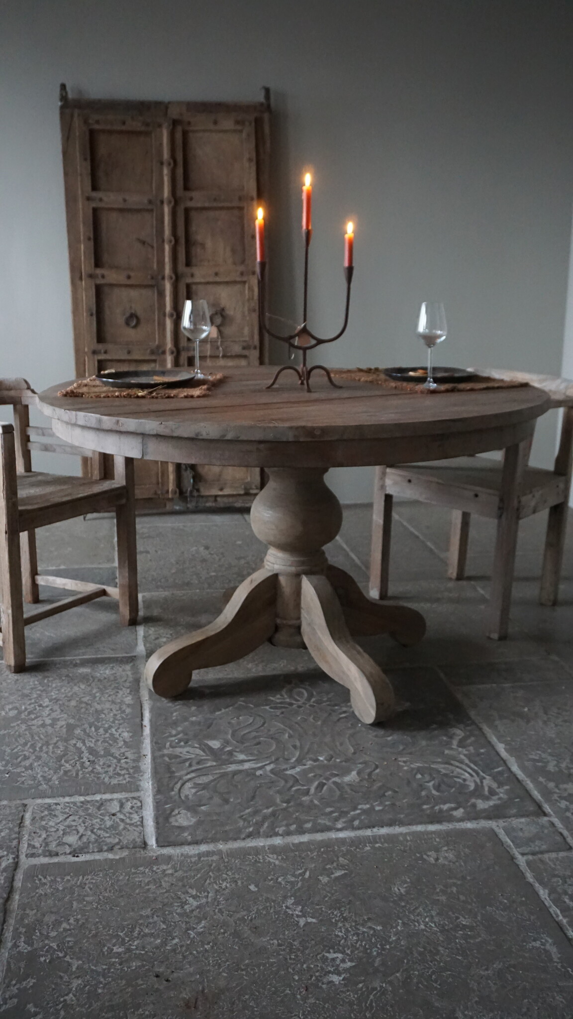 Rene Houtman Eetkamertafel Noa | Rond | Bruin | Ø130 cm x H79 cm