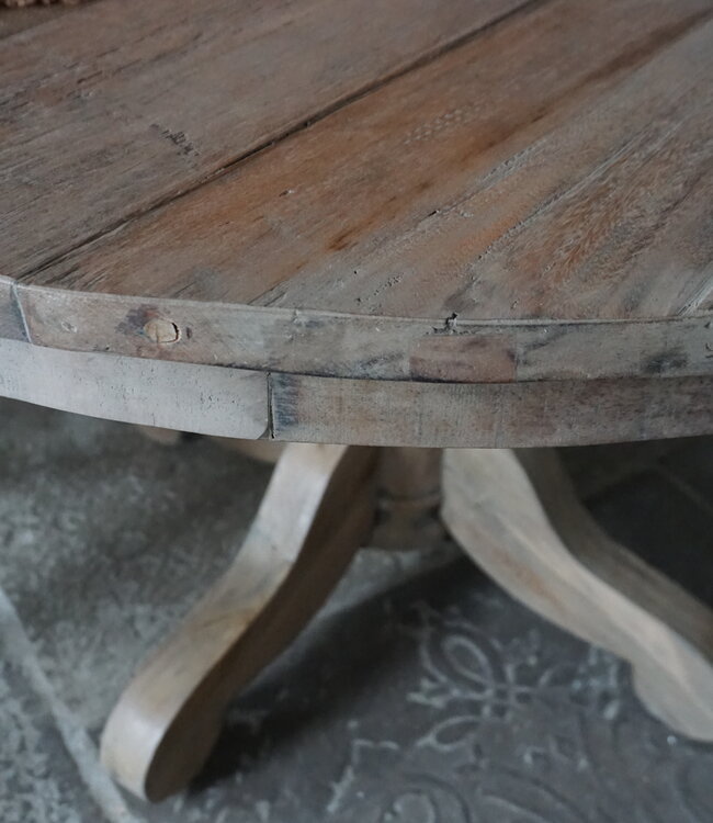 Rene Houtman Eetkamertafel Noa | Rond | Bruin | Ø130 cm x H79 cm