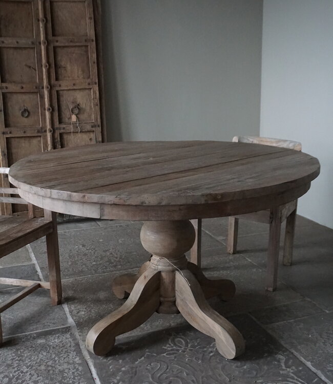 Rene Houtman Eetkamertafel Noa | Rond | Bruin | Ø130 cm x H79 cm