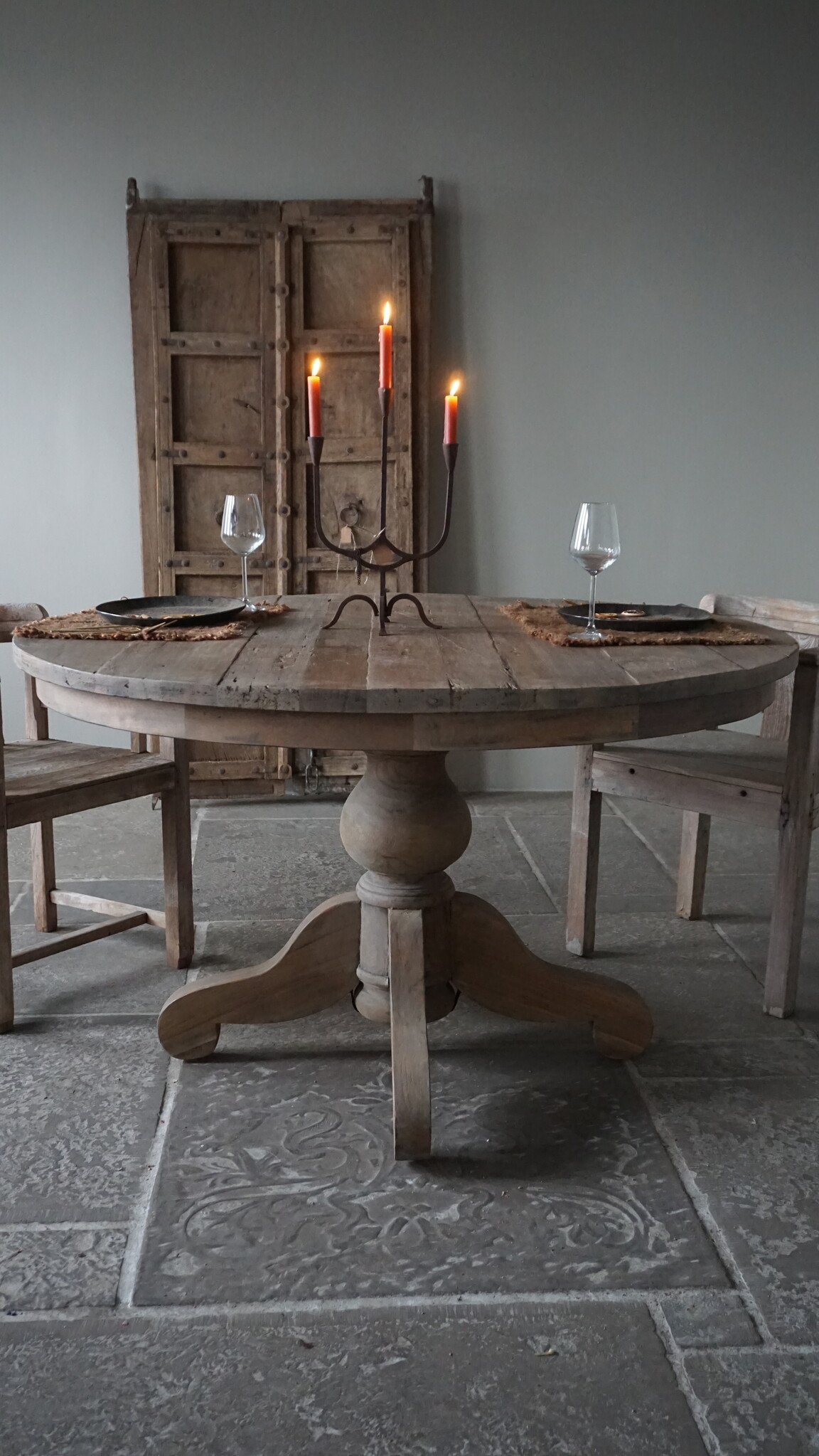 Rene Houtman Eetkamertafel Nova | Rond | Bruin | Ø130 cm x H79 cm