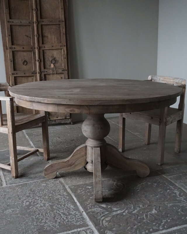 Rene Houtman Eetkamertafel Nora | Rond | Bruin | Ø130 cm x H79 cm