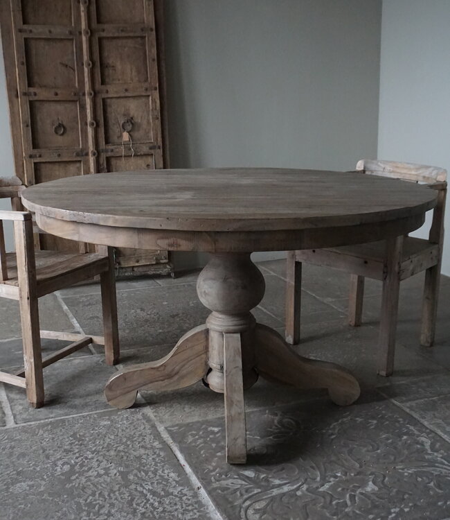 Rene Houtman Eetkamertafel Nora | Rond | Bruin | Ø130 cm x H79 cm