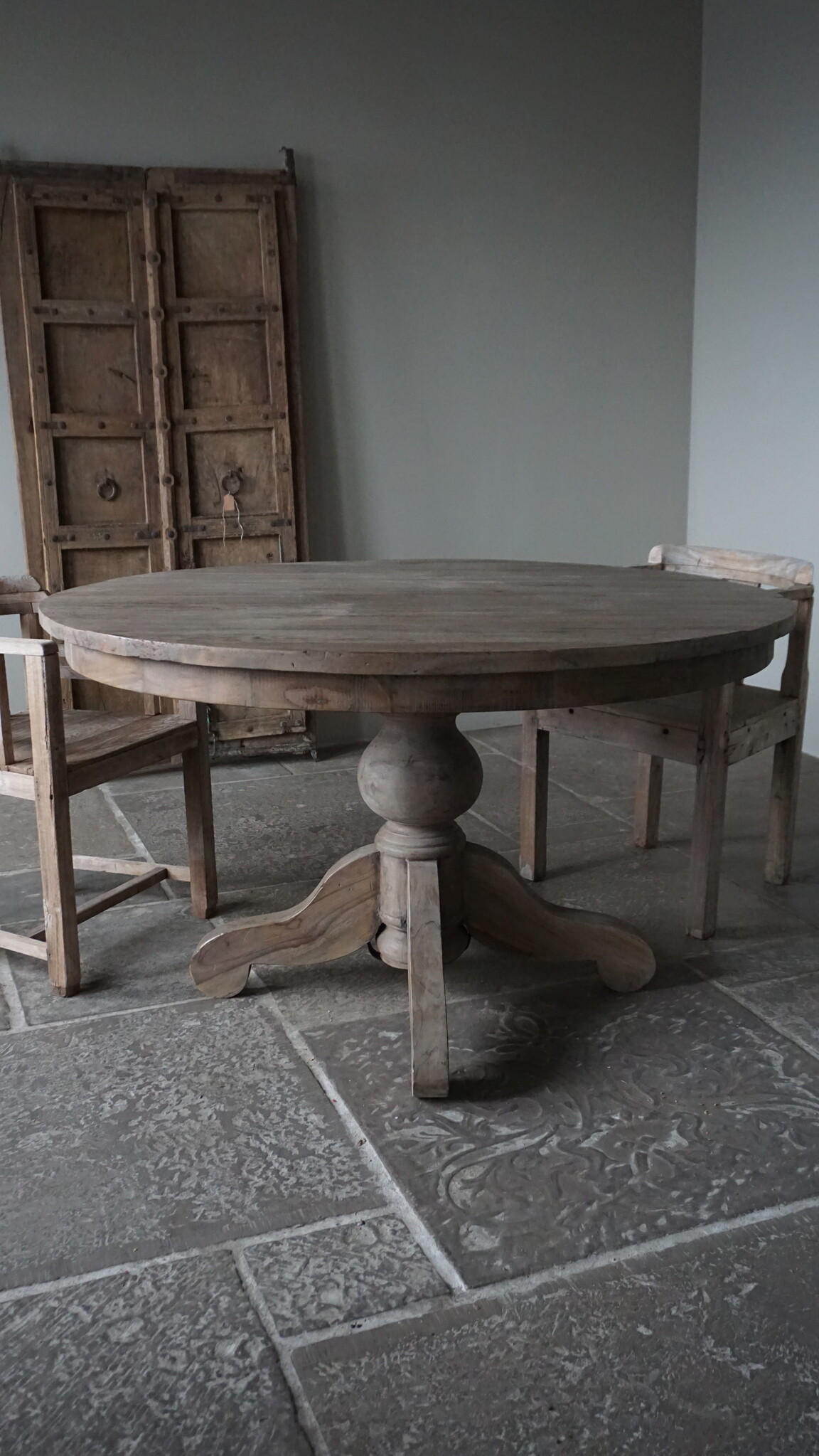 Rene Houtman Eetkamertafel Nora | Rond | Bruin | Ø130 cm x H79 cm