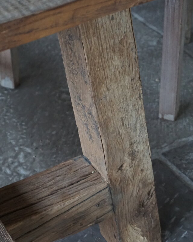 Rene Houtman Eetkamertafel Twan | Oud Eikenhout | B220 x D100 cm