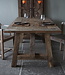 Rene Houtman Eetkamertafel Twan | Oud Eikenhout | B220 x D100 cm