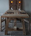 Rene Houtman Eetkamertafel Teun | Oud Eikenhout | B220 x D100 cm