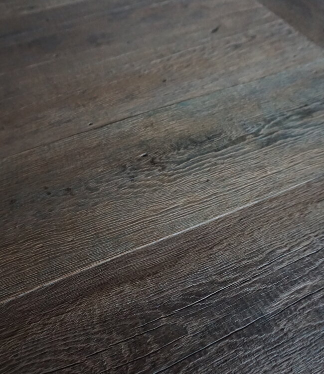 Rene Houtman Eetkamertafel Teun | Oud Eikenhout | B220 x D100 cm