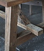 Rene Houtman Eetkamertafel Teun | Oud Eikenhout | B220 x D100 cm