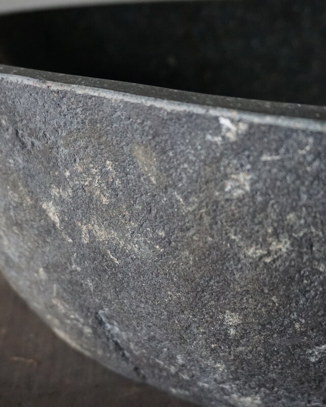 Rene Houtman Kleine Stenen Waskom + Spoelgat | H13,5 x B31 x D25 cm