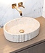 Loutro Bathroomware Waskom Irini Ovaal | Marmer | H12 x B50 x D38 cm