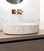 Loutro Bathroomware Waskom Irini Ovaal | Marmer | H12 x B50 x D38 cm