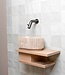 Loutro Bathroomware Waskom Irini Ovaal Mini | Marmer | H12 x B30 x D20 cm