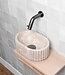 Loutro Bathroomware Waskom Irini Ovaal Mini | Marmer | H12 x B30 x D20 cm
