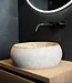 Loutro Bathroomware Waskom Rocky | Marmer | H15 x Ø40 cm | 3 Kleuren