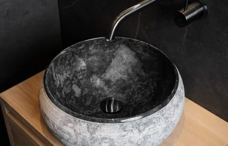 Loutro Bathroomware Waskom Rocky | Marmer | H15 x Ø40 cm | 3 Kleuren