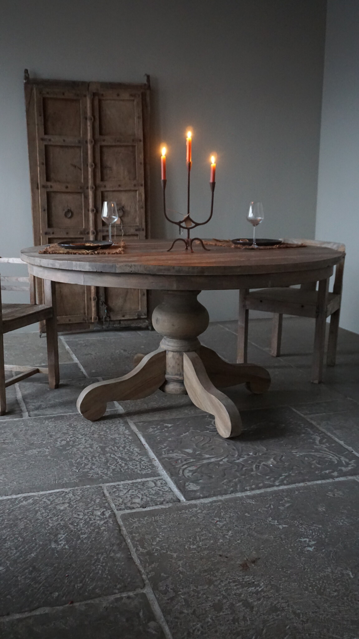 Rene Houtman Eetkamertafel Manon | Rond | Bruin | D150 x H80 cm