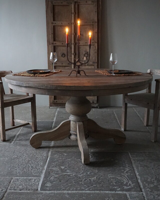 Rene Houtman Eetkamertafel Manon | Rond | Bruin | D150 x H80 cm
