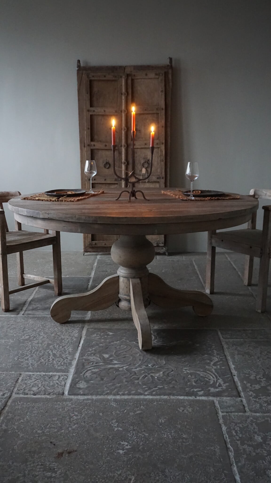 Rene Houtman Eetkamertafel Manon | Rond | Bruin | D150 x H80 cm