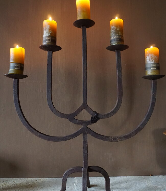 Aura Peeperkorn Kandelaar/Kaarshouder Marrakech 5-arms | H63 x B55 cm