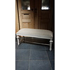 Sierlijk Juten Bankje | Creme | H50 x B100 x D38 cm