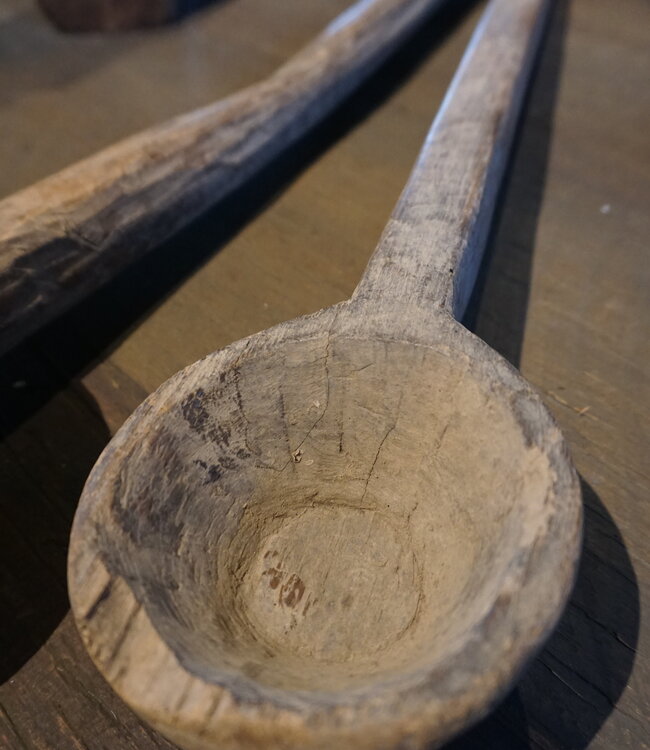 Rene Houtman Robuuste Oud Houten Pollepels | Set Van 2