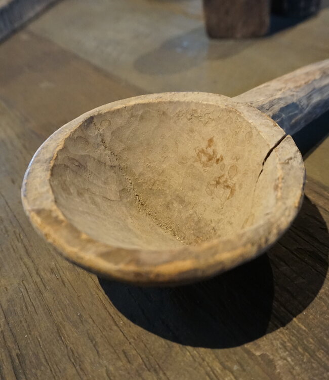 Rene Houtman Robuuste Oud Houten Pollepels | Set Van 2