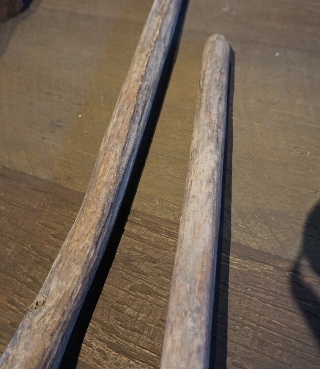 Rene Houtman Robuuste Oud Houten Pollepels | Set Van 2