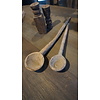 Robuuste Oud Houten Pollepels | Set Van 2