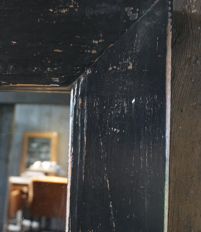 Rene Houtman Houten Spiegel | Zwart | H160 x B80 cm