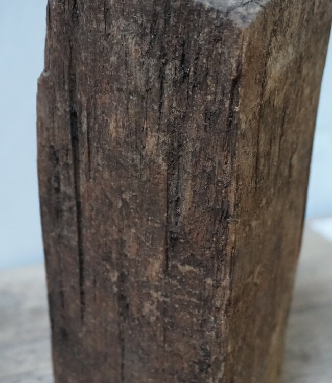 Rene Houtman Oud Houten Kaarsenstandaards | Set Van 2