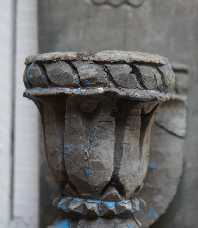 Be-Uniq Wandconsole/Kaarshouder C | Ornament | H30 x B12 cm