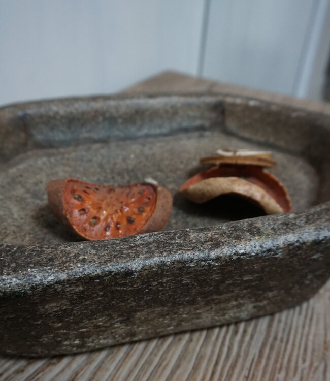 Be-Uniq Schaal | Marmer | H9 x B40 x D23 cm