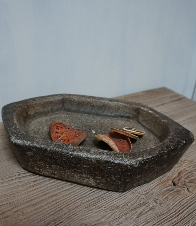 Be-Uniq Schaal | Marmer | H9 x B40 x D23 cm