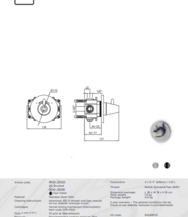 JEE-O Cone Douche Combinatie 01 | Meerdere Kleuren
