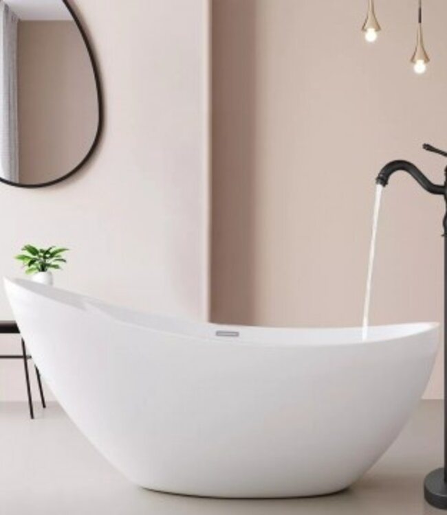 Rene Houtman Vrijstaande Nostalgische Badkraan | Zwart | H95 cm