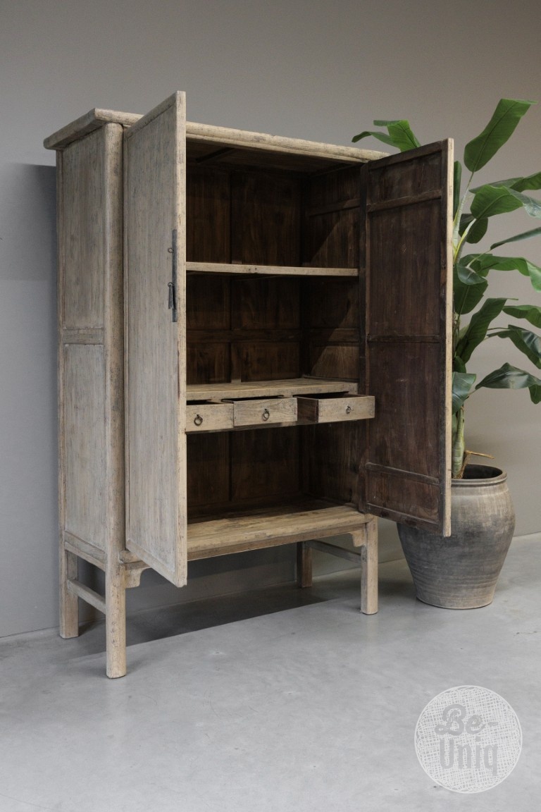 Be-Uniq Oude 2-Deurs Kast | China | H198xB132xD52 cm