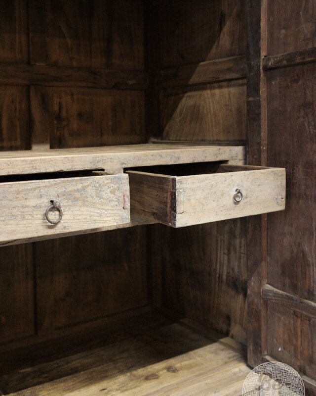 Be-Uniq Oude 2-Deurs Kast | China | H198xB132xD52 cm
