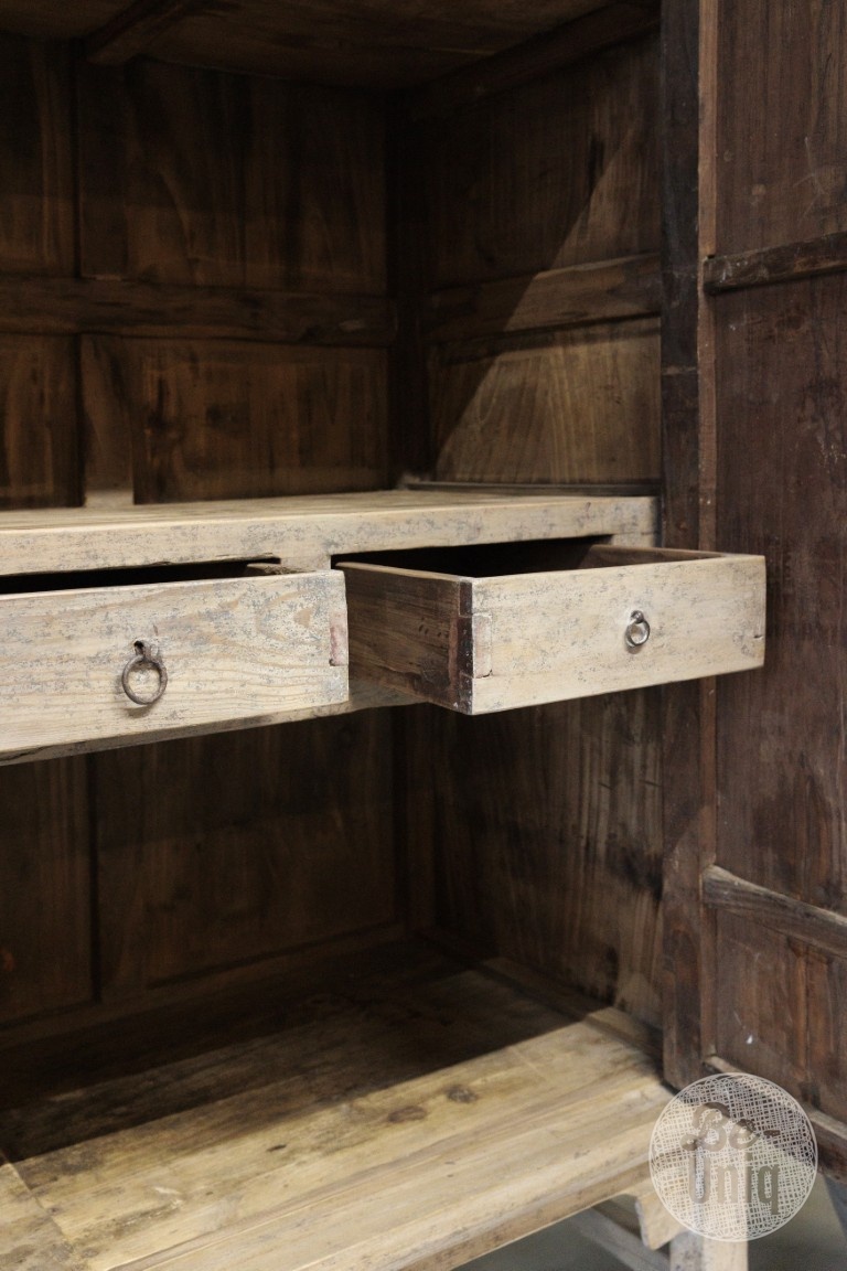 Be-Uniq Oude 2-Deurs Kast | China | H198xB132xD52 cm