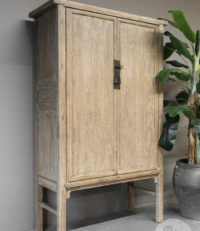 Be-Uniq Oude 2-Deurs Kast | China | H203xB118xD50 cm