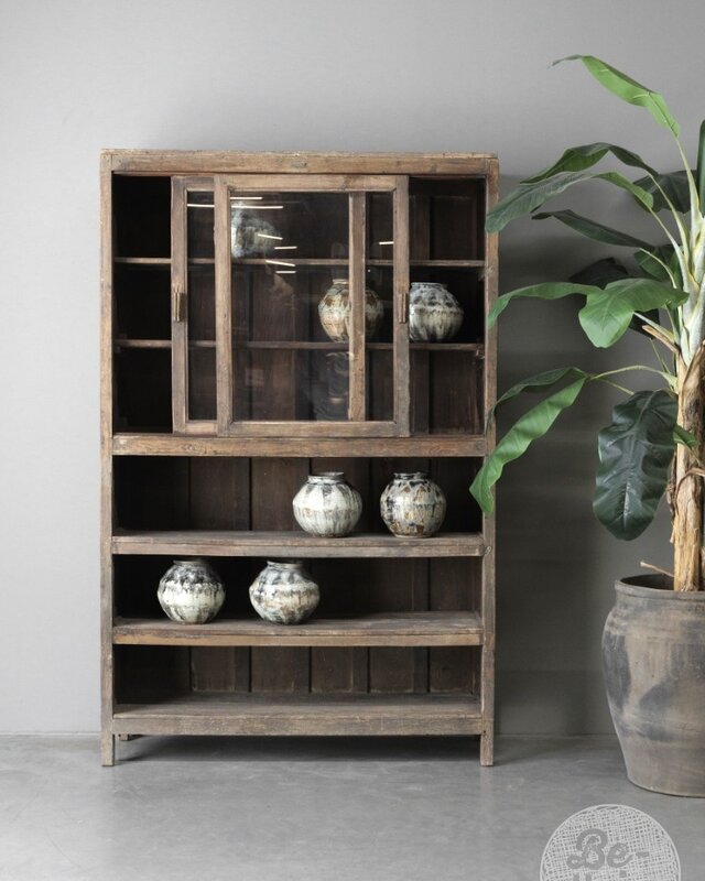 Be-Uniq Antieke Winkelkast | India | H180xB122xD36 cm