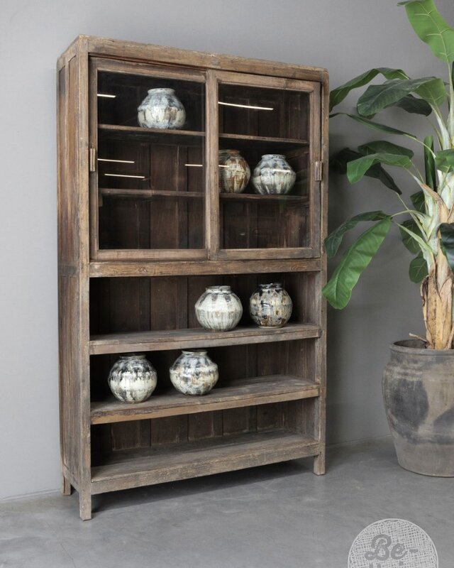 Be-Uniq Antieke Winkelkast | India | H180xB122xD36 cm