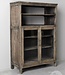 Be-Uniq Oud Glaskastje | Rustiek Verweerd | H130xB88xD40 cm